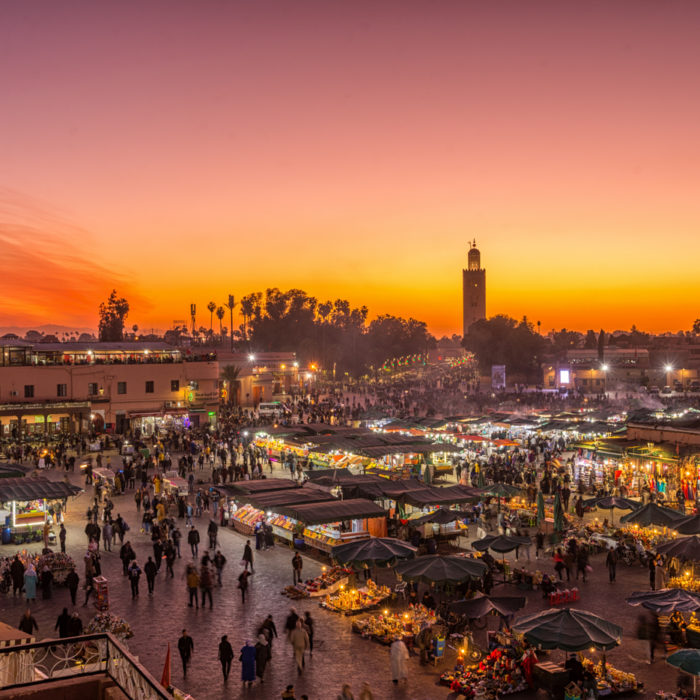 Place Jemaa-el-Fna, Marrakech, Morocco