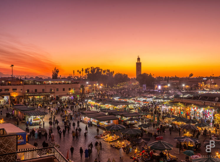 Place Jemaa-el-Fna, Marrakech, Morocco