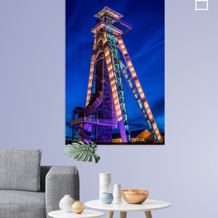 Wanddecoratie - Koolmijn Winterslag in Genk, België