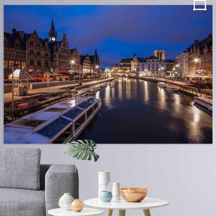 Wanddecoratie - Graslei Gent (België)